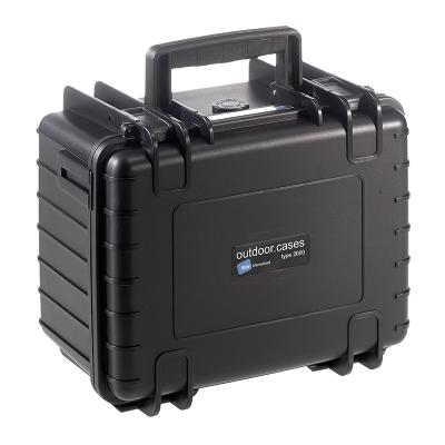 OUTDOOR resväska i svart 250x175x155 mm med Skuminteriör Volume: 6,6 L Model: 2000/B/SI